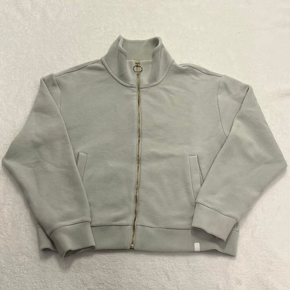 Varley Women's Grey and Green Top